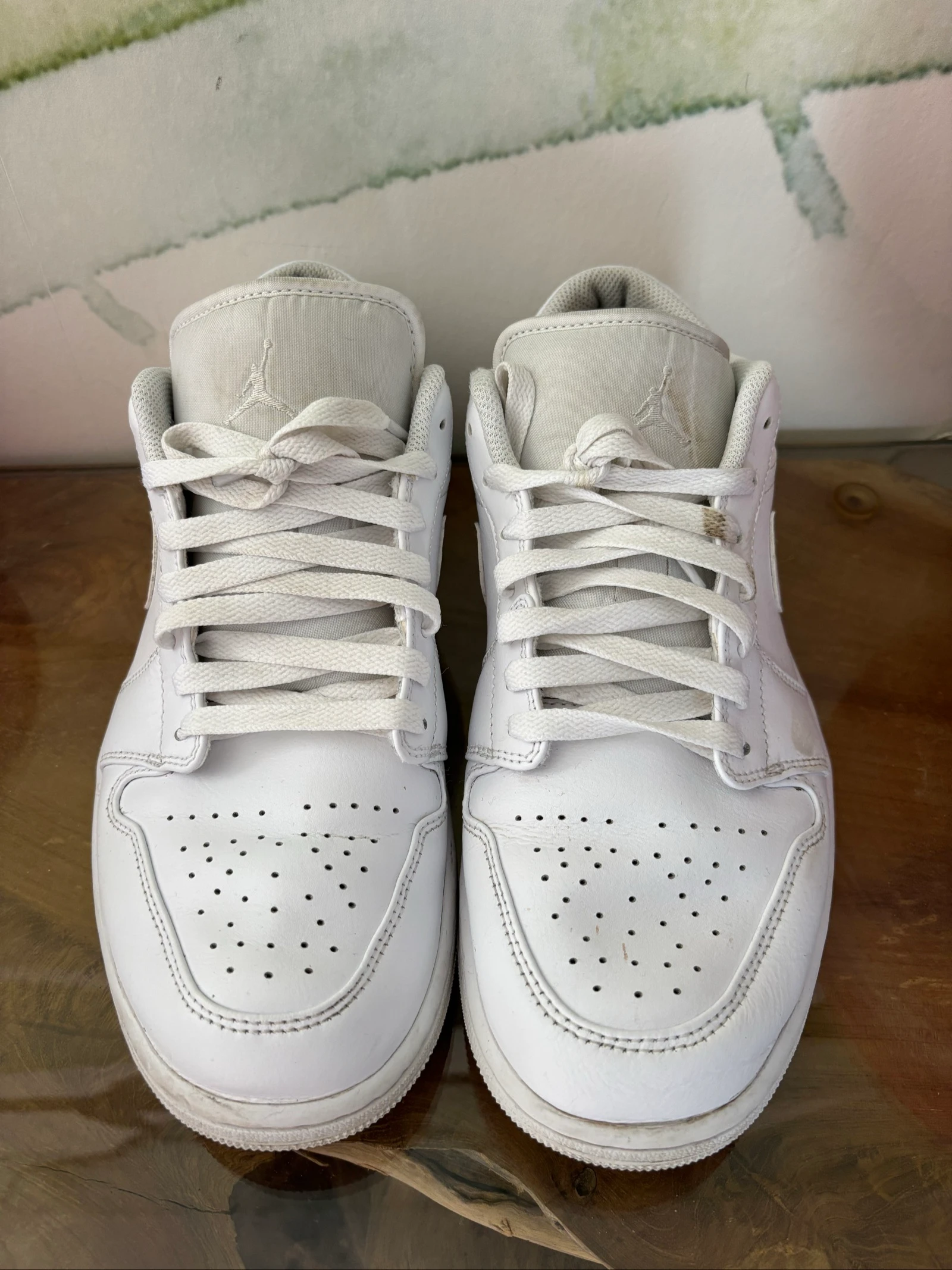 Zapatillas Nike Air Jordan 1 low blancas 43 – photo 3